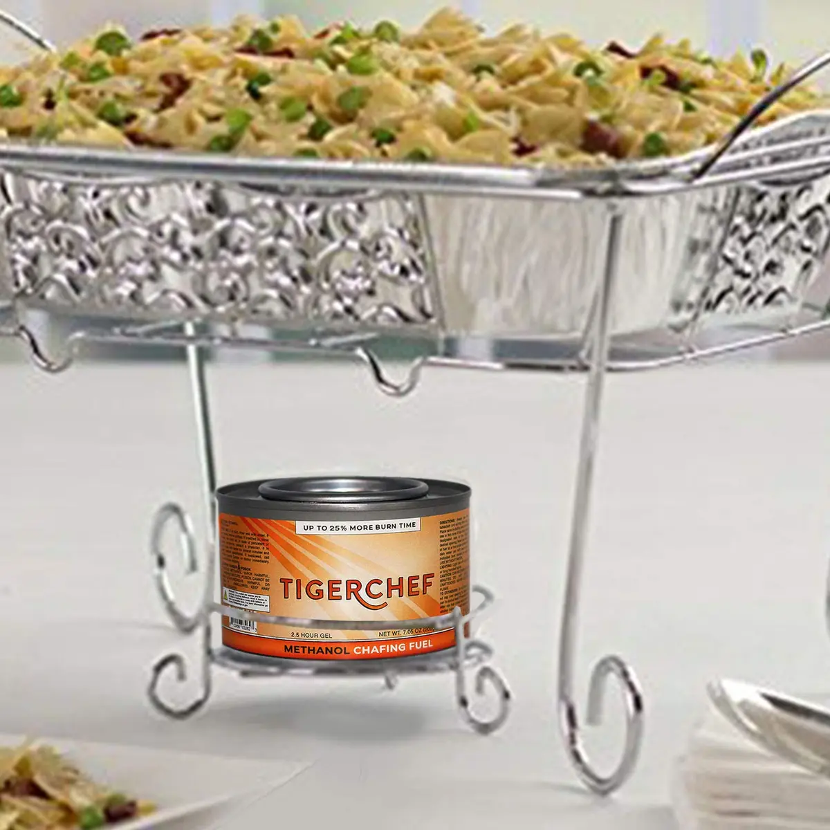 Tiger Chef Gel Fuel 7 oz Can | Odorless, Spill-Free, 2.5 Hour Burn Time - view 5