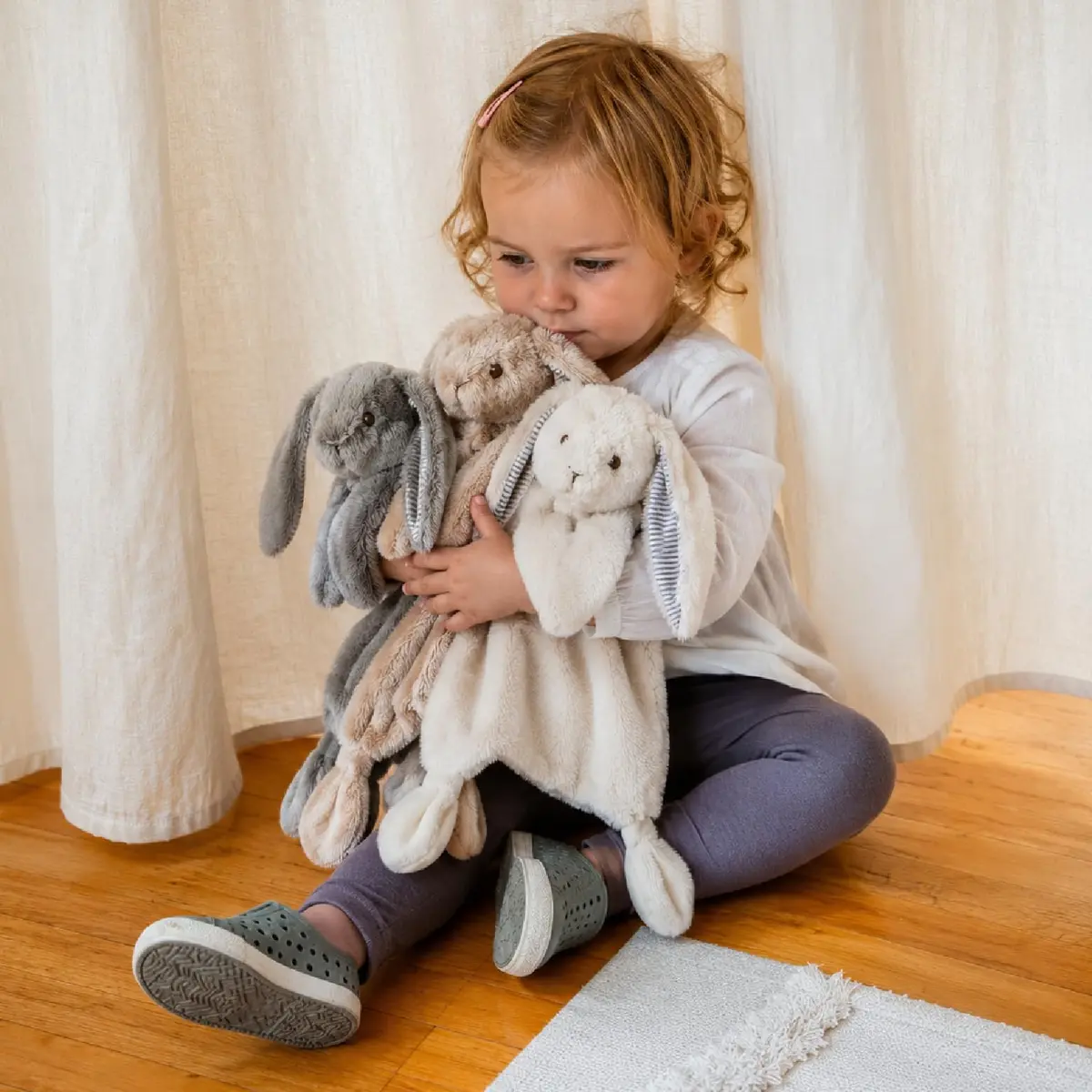 Mary Meyer Lovey Soft Toy, 13-Inches, Oatmeal Bunny | Plush Animal for Babies & Toddlers - view 5