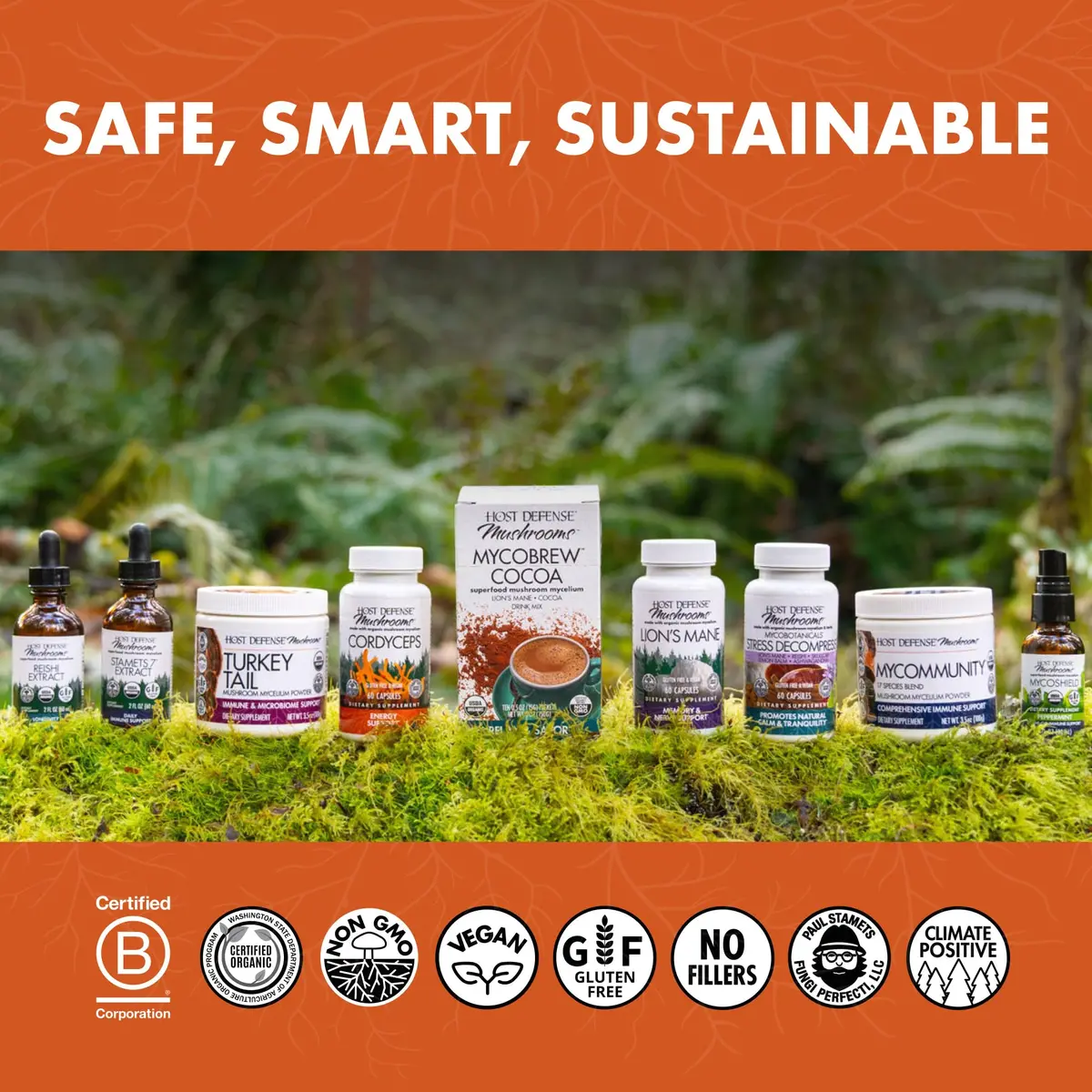 Host Defense Breathe Capsules 60 | Immune & Respiratory Support, Organic Mushroom Extracts - view 7