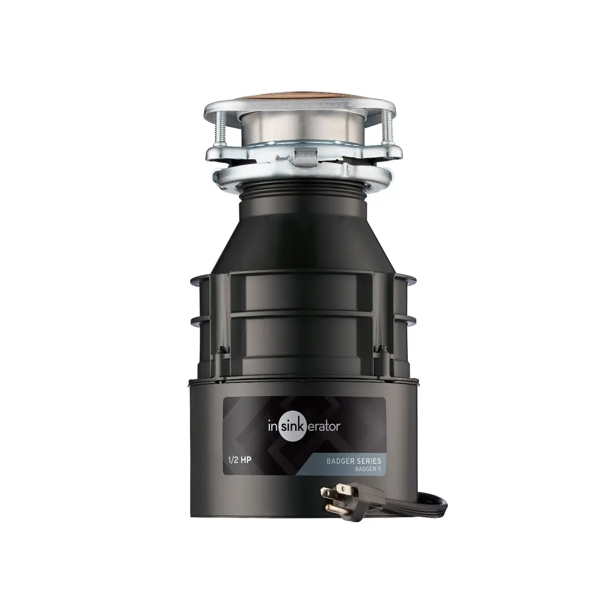 InSinkErator Badger 5 Garbage Disposal 1/2 HP Continuous Feed | 1.89 kg (4.17 lb) Motor Assembly - main product image