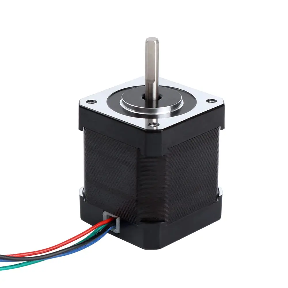 STEPPERONLINE Nema 17 Stepper Motor Bipolar 2A 59Ncm (2.27kg / 5lb) 48mm Body 4-Lead - view 2
