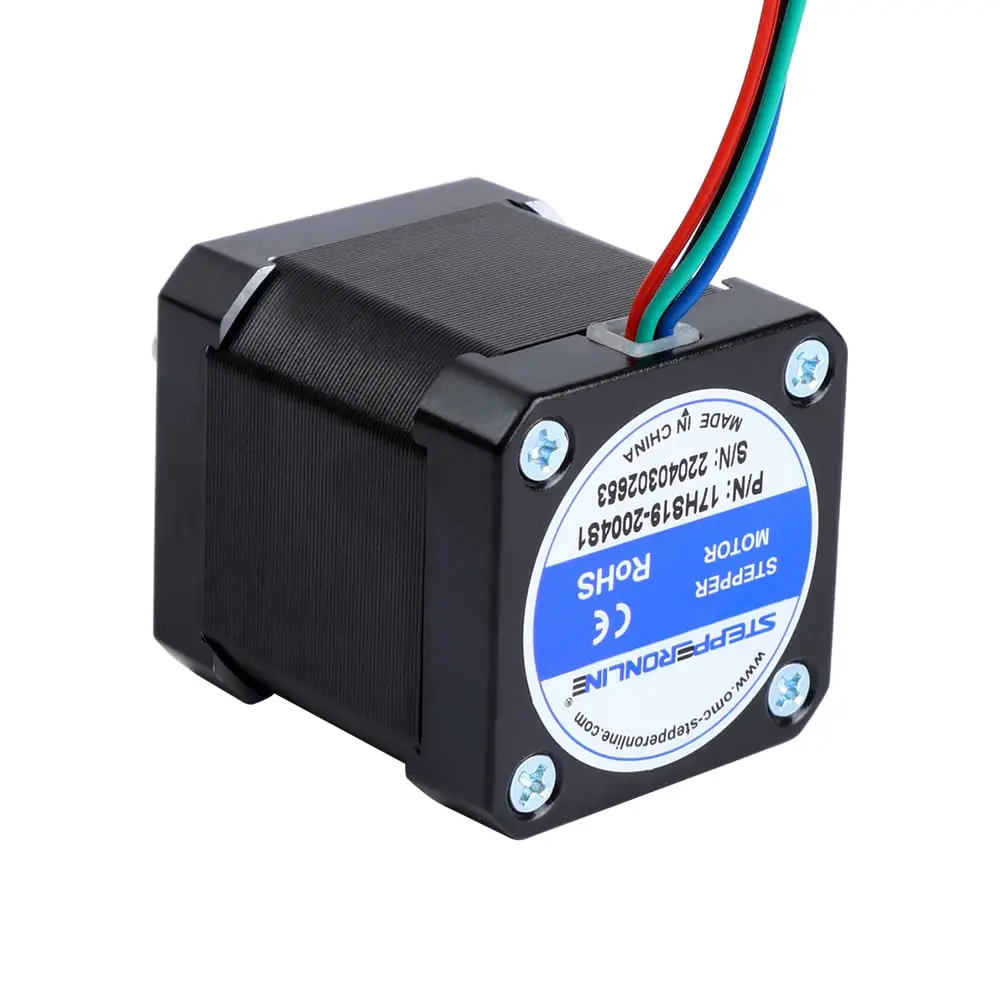 STEPPERONLINE Nema 17 Stepper Motor Bipolar 2A 59Ncm (2.27kg / 5lb) 48mm Body 4-Lead - view 4