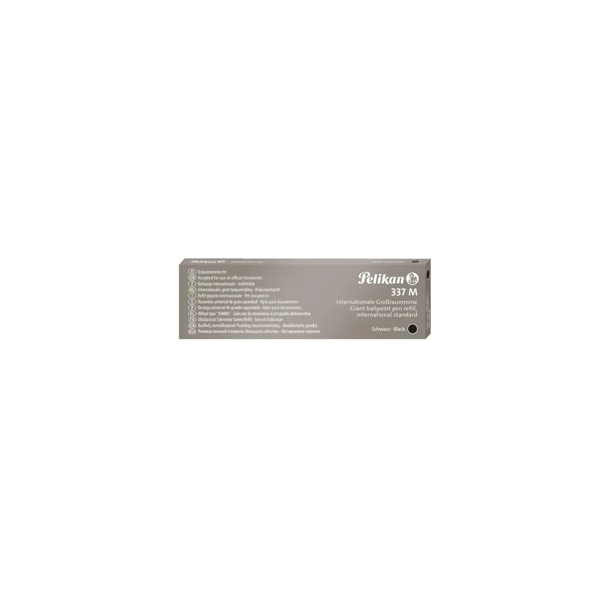 Pelikan 337M Refills Pack of 5 | Solid Steel Tip for Standard Ballpoint Pens - view 4