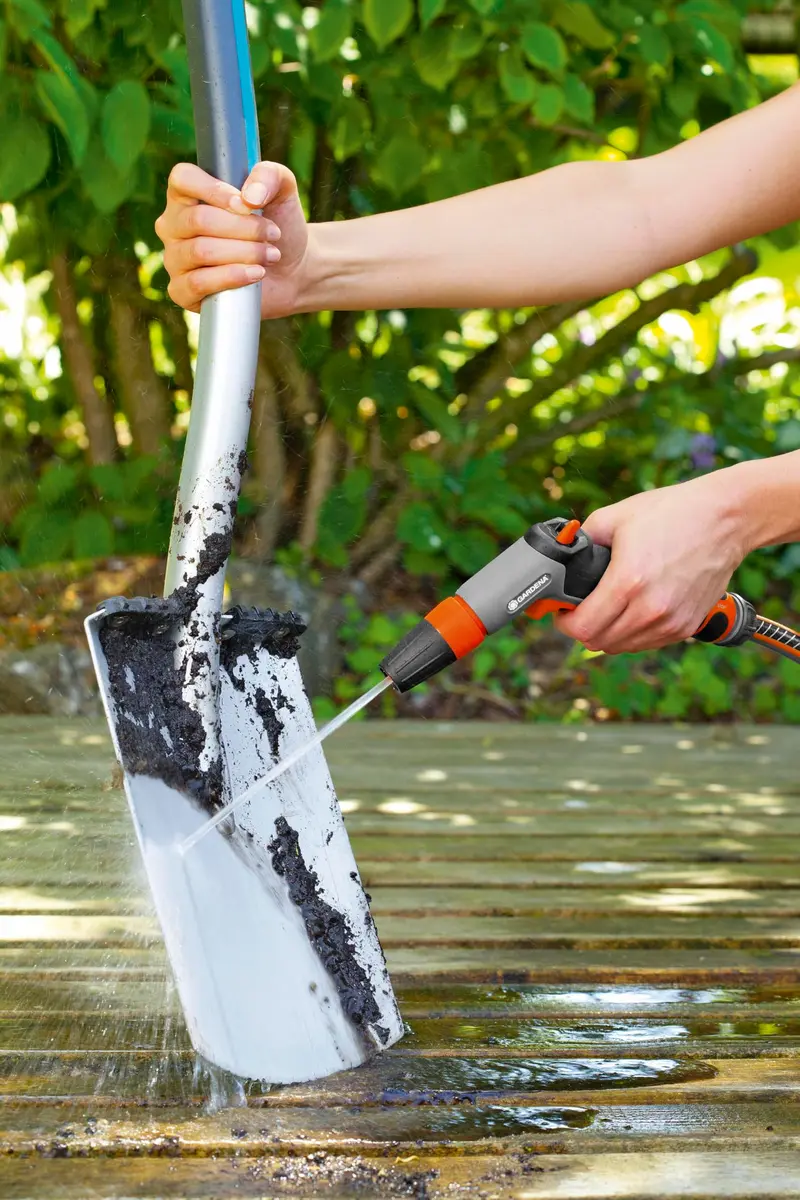 Gardena Classic Cleaning Nozzle 190mm x 220mm x 36mm | Adjustable Flow, Fine Mist & Jet - view 4