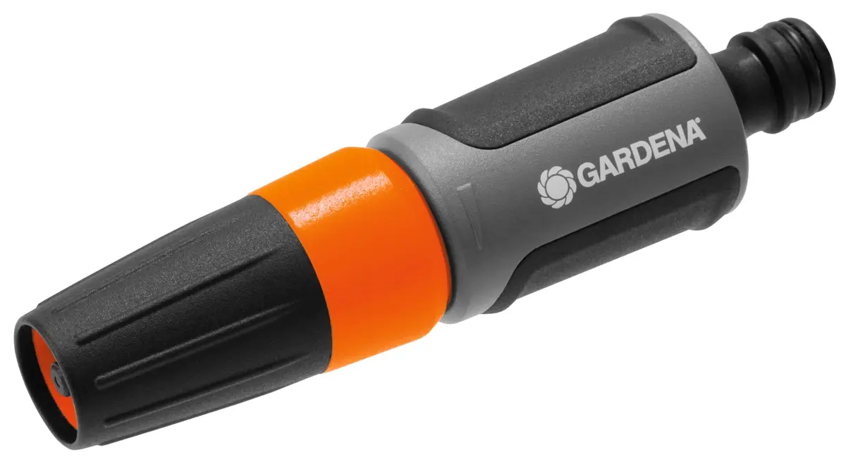 Gardena Water Nozzle with Infinitely Adjustable Jet | Frost-Protected, Durable Spray (1.07L) - main product image