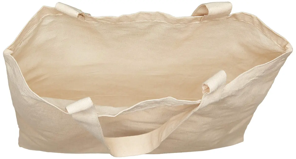 TBF 12 Pack Cotton Reusable Tote Bags | Eco-Friendly, Durable & Customizable (70-120 chars) - view 5