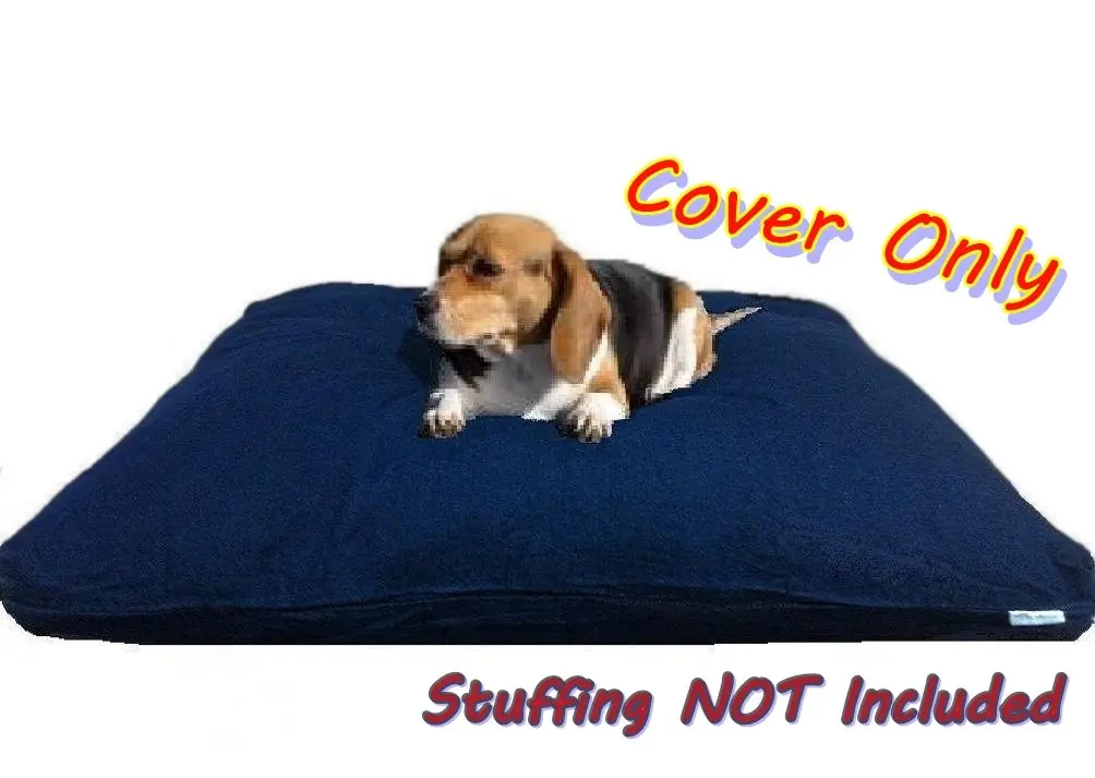 Dogbed4less 41x27x4 Inches Large Denim Dog Pet Bed Cover | Durable & Washable - view 5