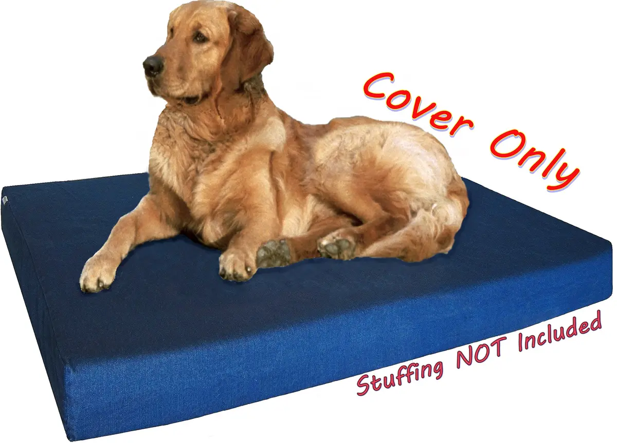 Dogbed4less 41x27x4 Inches Large Denim Dog Pet Bed Cover | Durable & Washable - view 4