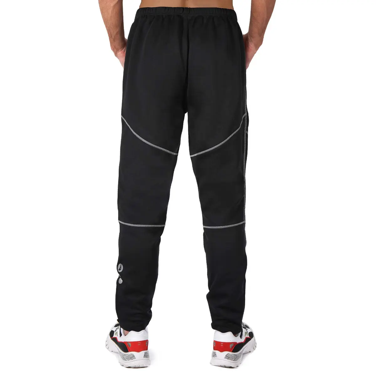 4ucycling Men's Mountain Bike Pants, Thermal Fleece Windproof Winter Cycling Pants | Windproof, Water-Resistant, Thermal Insulation - view 2