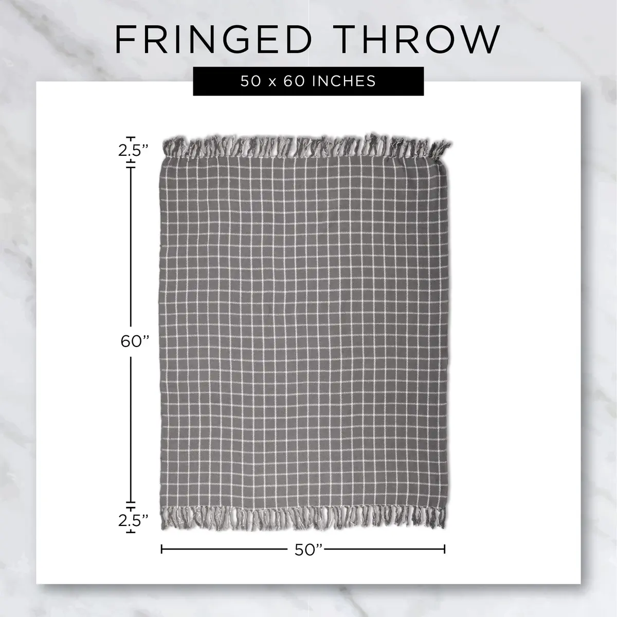 DII Chenille Luxury Thick Woven Throw with Fringe, 50x60, Cream - view 3