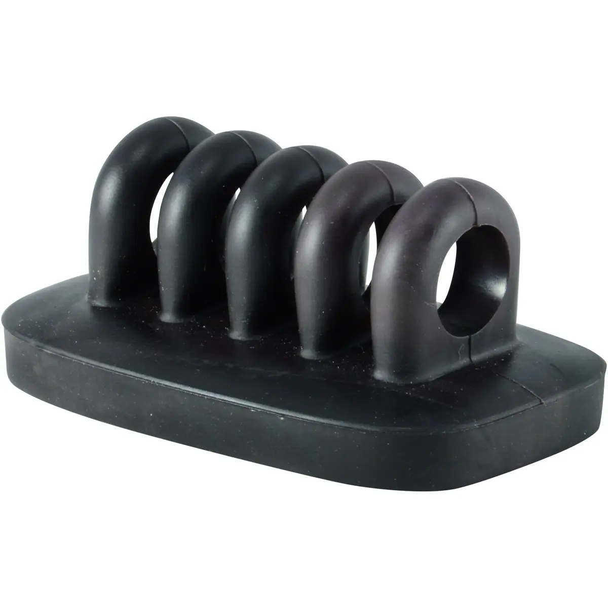 JacobsParts Cable Clip Holder Weighted Desk Cord Management Fixture (Black) | Compact Rubber & Alloy Steel - view 2