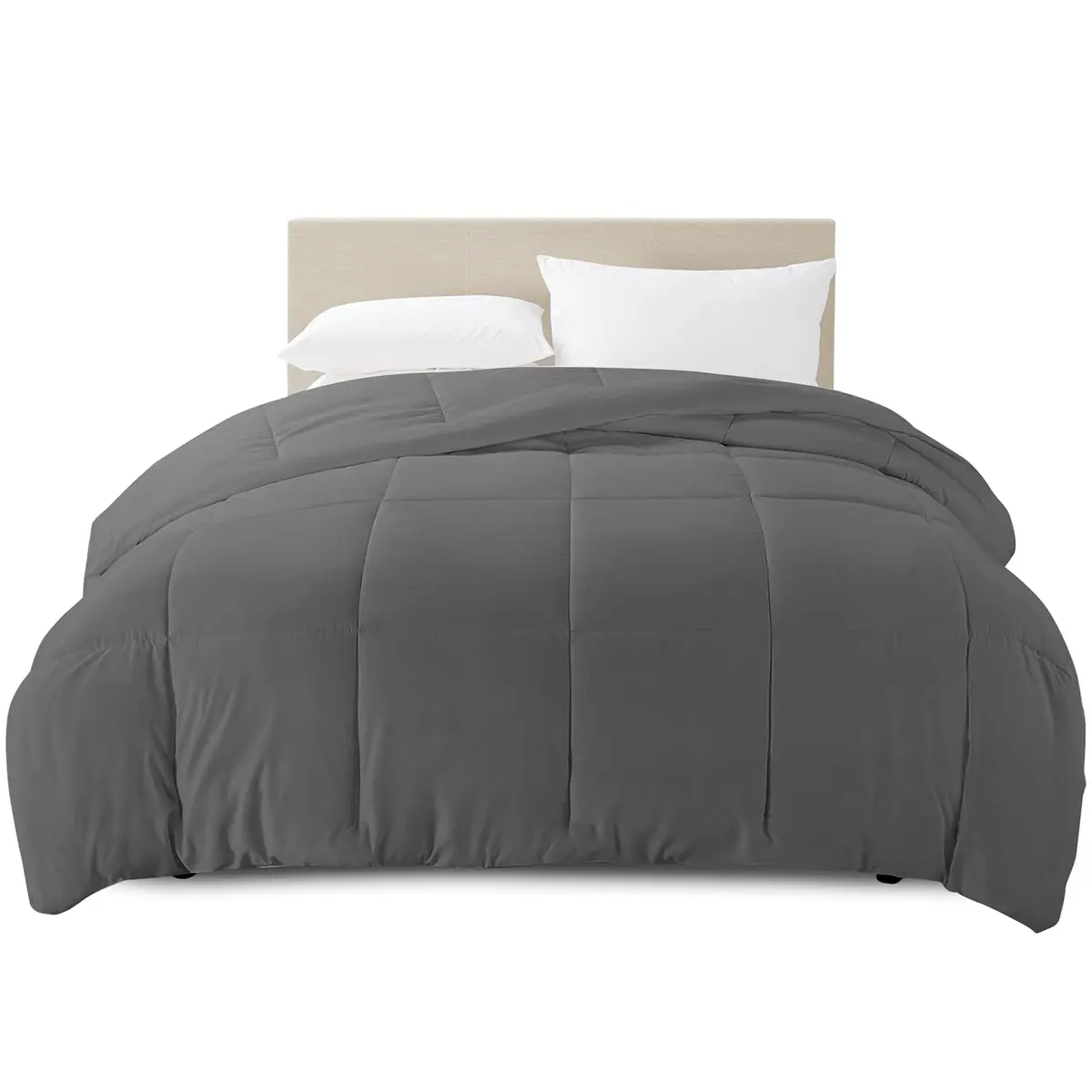 Clara Clark Comforter - All Season Down Alternative Bedding Comforter King Size | Ultra Soft, Box Stitched - main product image