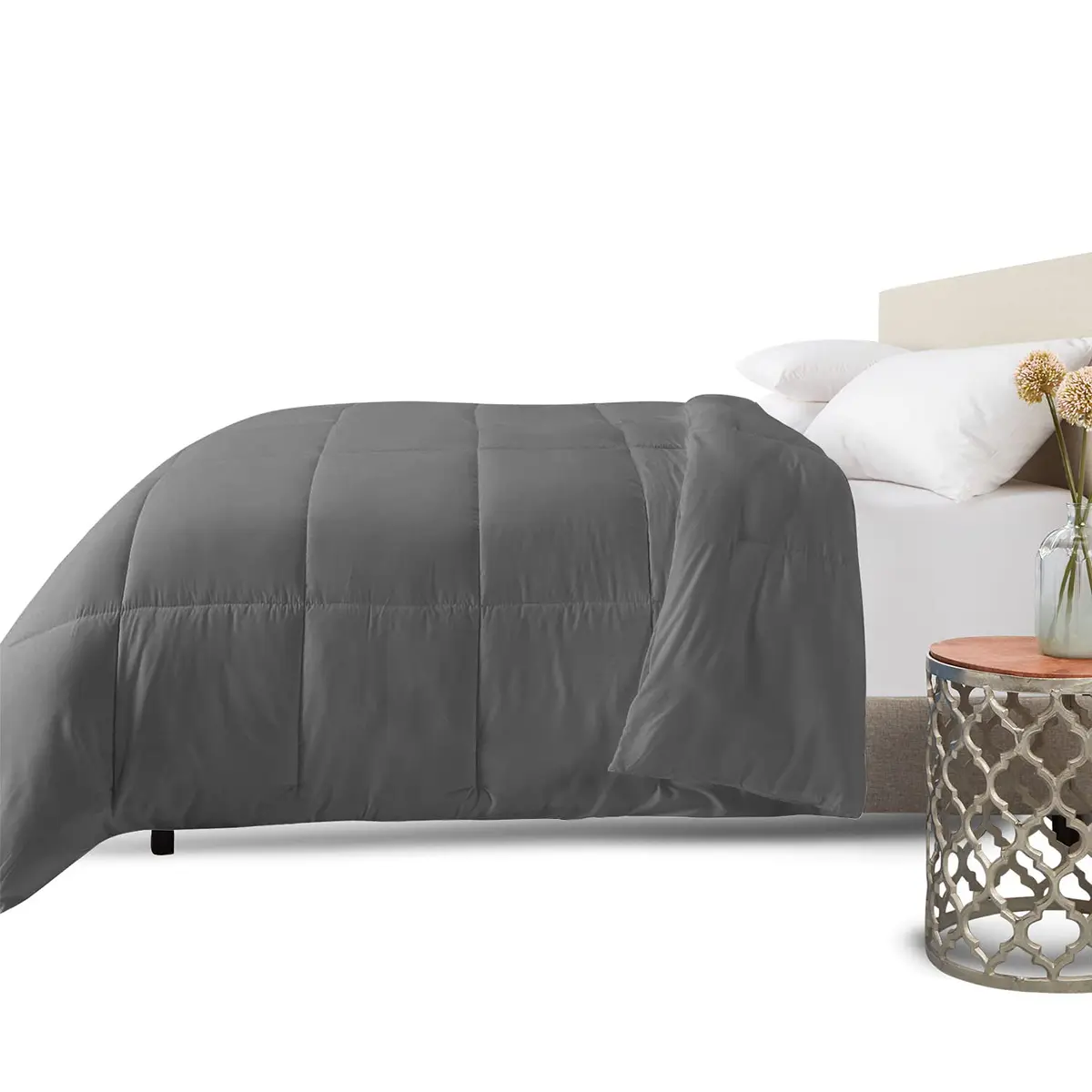 Clara Clark Comforter - All Season Down Alternative Bedding Comforter King Size | Ultra Soft, Box Stitched - view 2