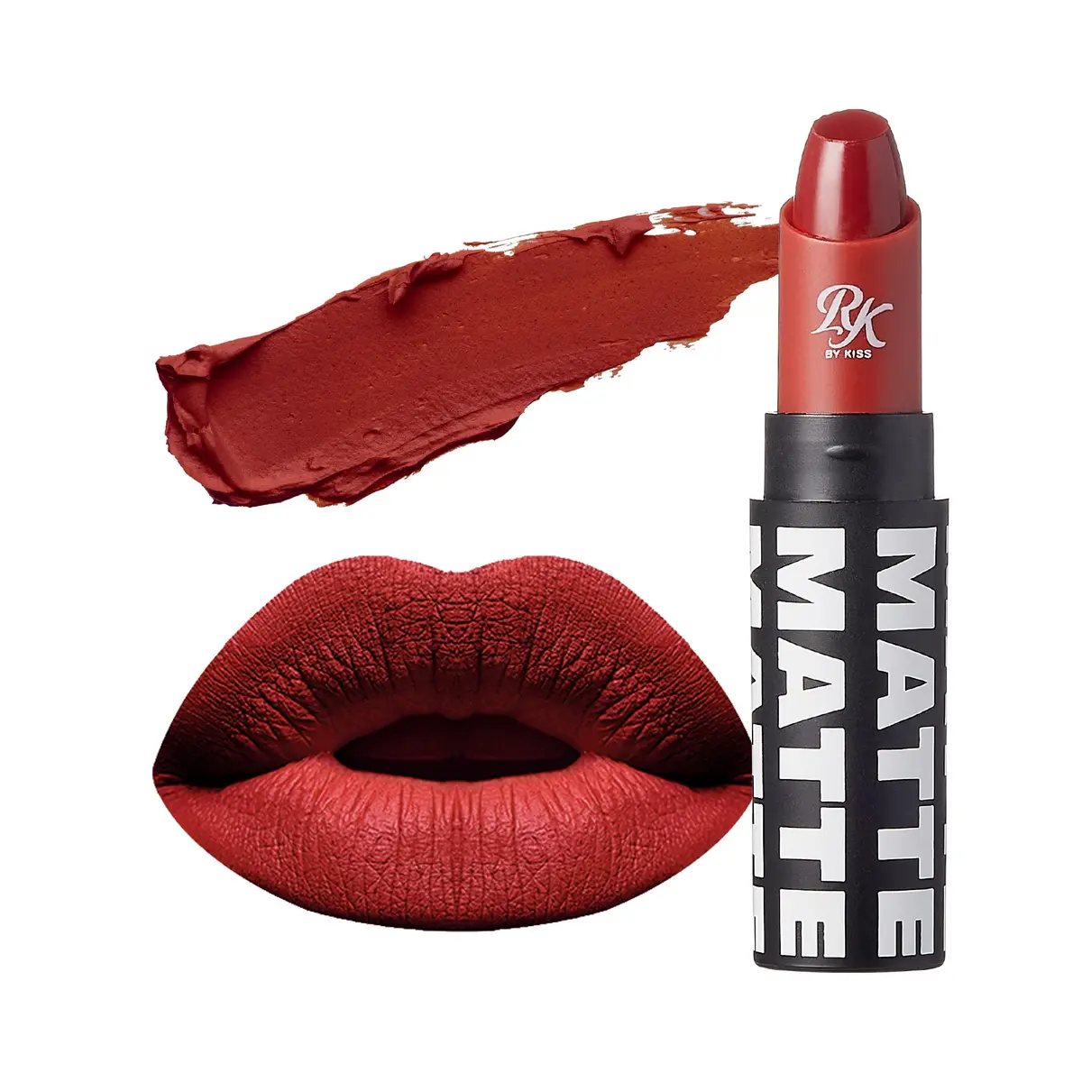 Ruby Kisses Ultra Matte Lipstick 3.5g (0.12oz) Vampire Red | Long-Lasting Full Coverage - main product image