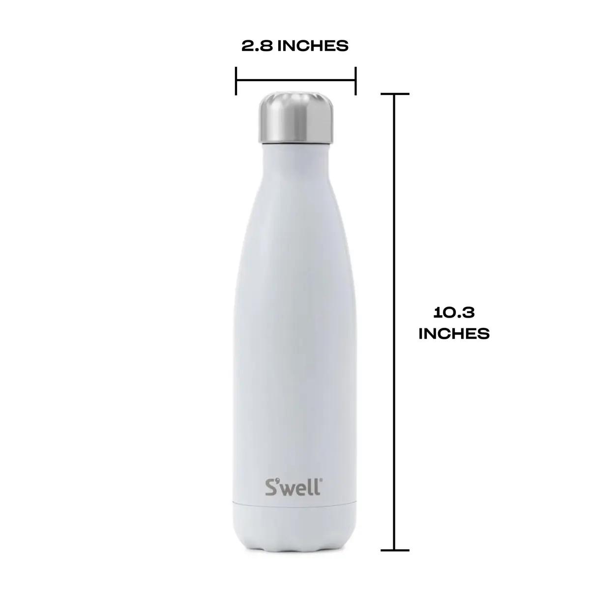 S'well Stainless Steel Water Bottle 17 oz Angel Food | Triple-Layer Insulation, Keeps Drinks Cold 36h & Hot 18h - view 5