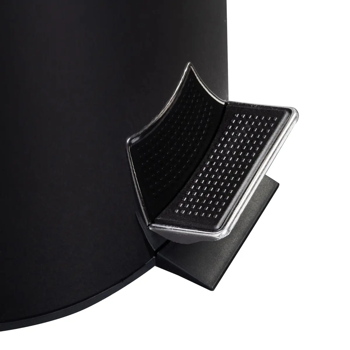 Honey-Can-Do Black Trash Can 12L | Hands-Free Step Pedal, Removable Inner Bucket - view 5