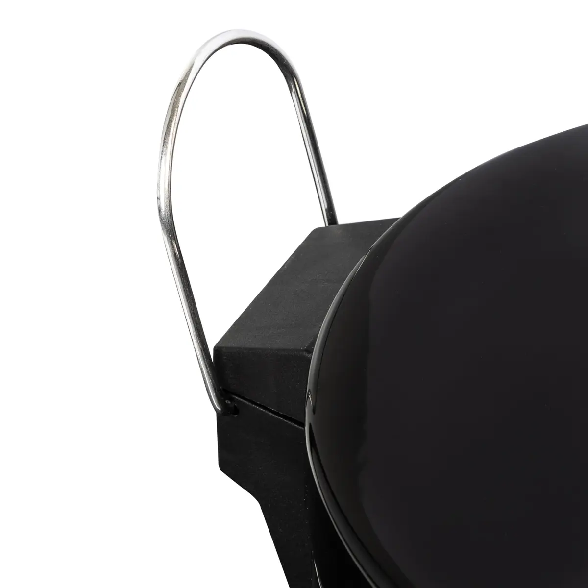 Honey-Can-Do Black Trash Can 12L | Hands-Free Step Pedal, Removable Inner Bucket - view 6