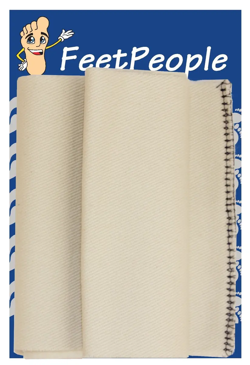 FeetPeople Professional Shoe Shine Buffing Cloth, Natural, 1 Pack | Mirror Finish for Leather Shoes - view 5