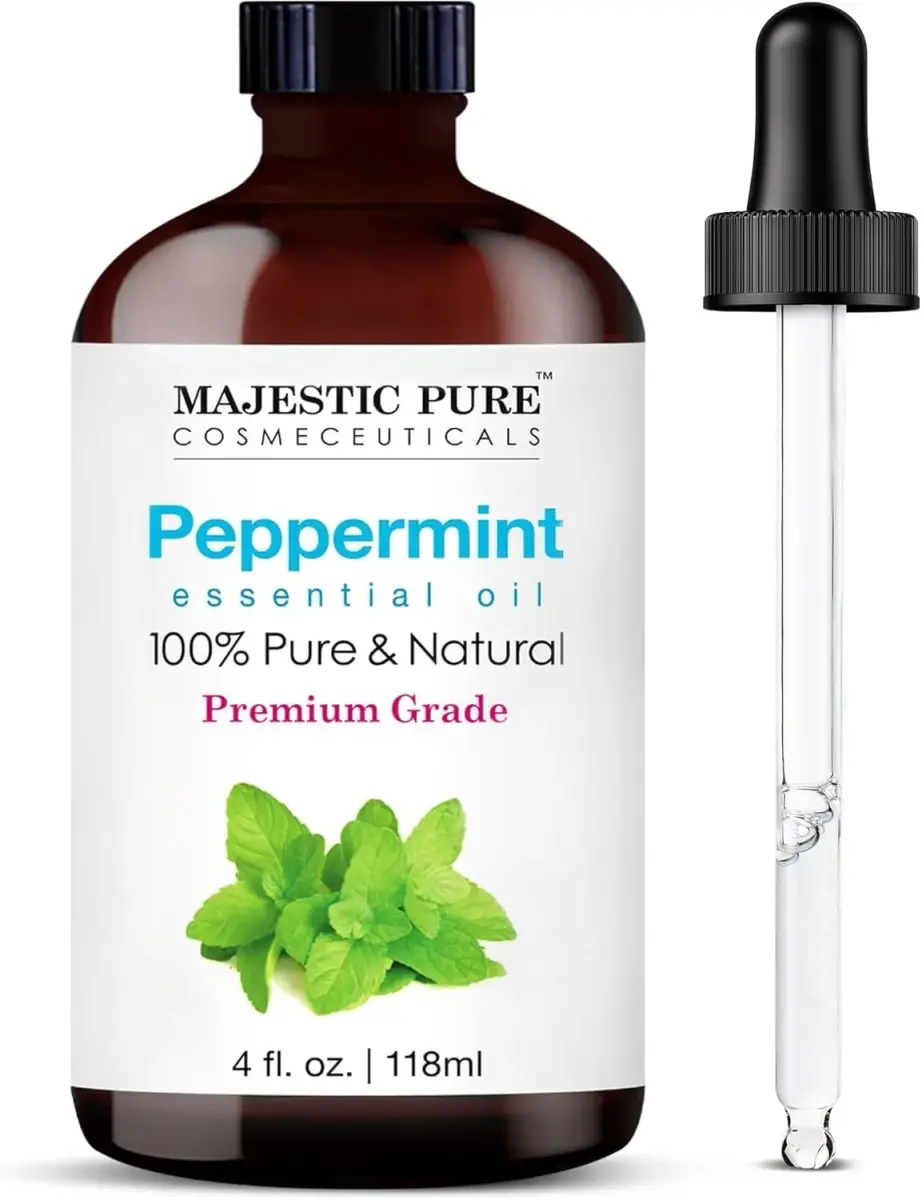 Majestic Pure Peppermint Essential Oil 4 Fl Oz (118ml) | 100% Pure, Natural, Premium Grade - main product image