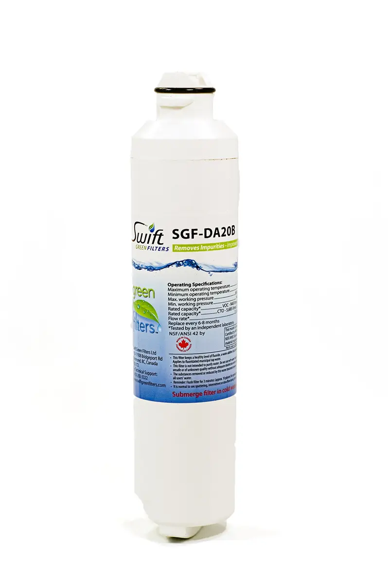 Swift Green Filters SGF-DA20B Refrigerator Water Filter 6 Pack | NSF Certified Coconut Carbon Filtration - view 4