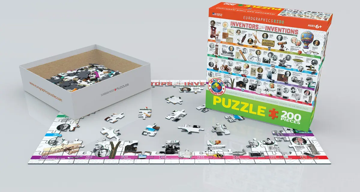 EuroGraphics Great Inventions Jigsaw Puzzle 200-Piece | Educational STEM Learning Puzzle - view 3