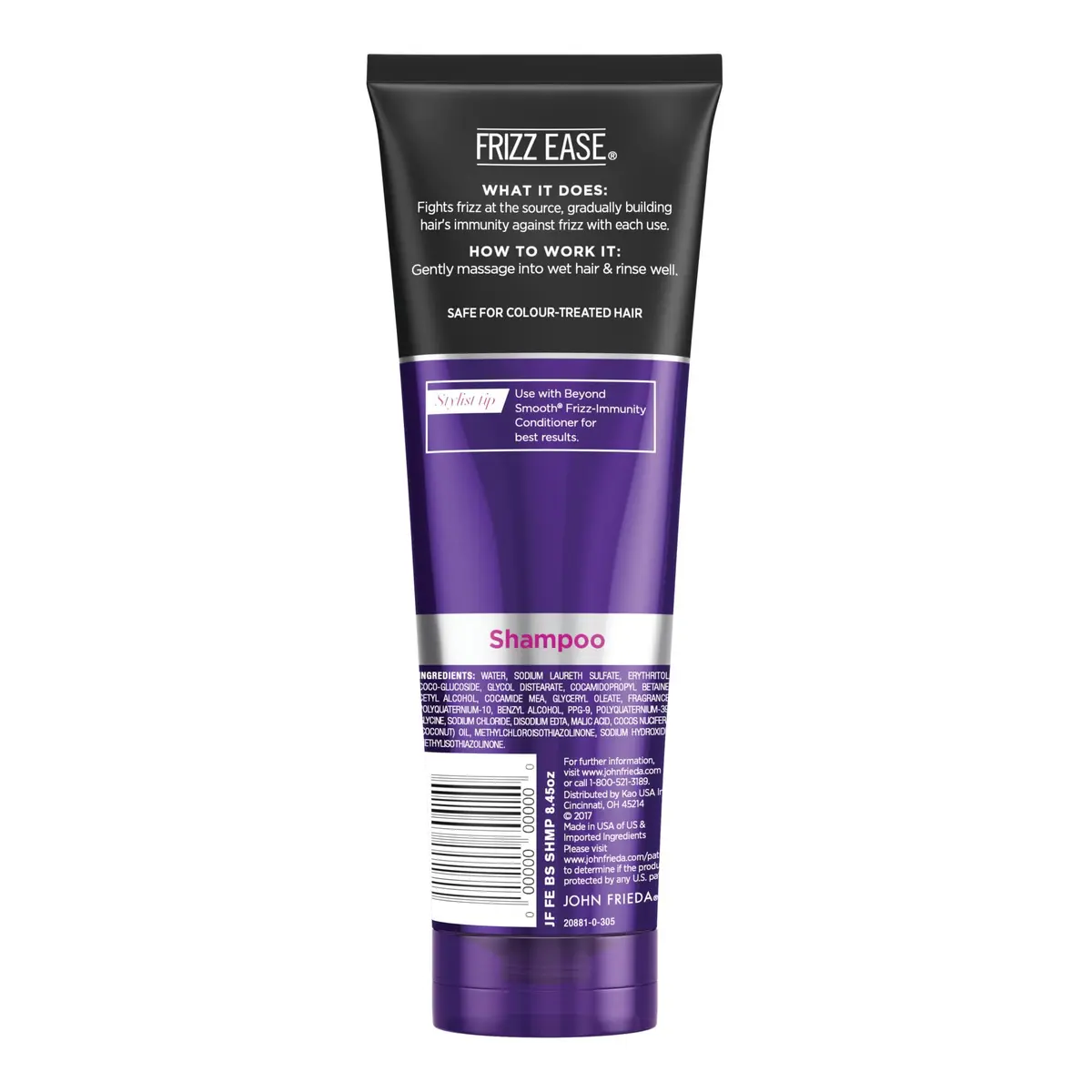 John Frieda Frizz Ease Beyond Smooth Frizz-Immunity Shampoo 8.45 Oz | Anti-Humidity & Frizz-Resistant - view 5