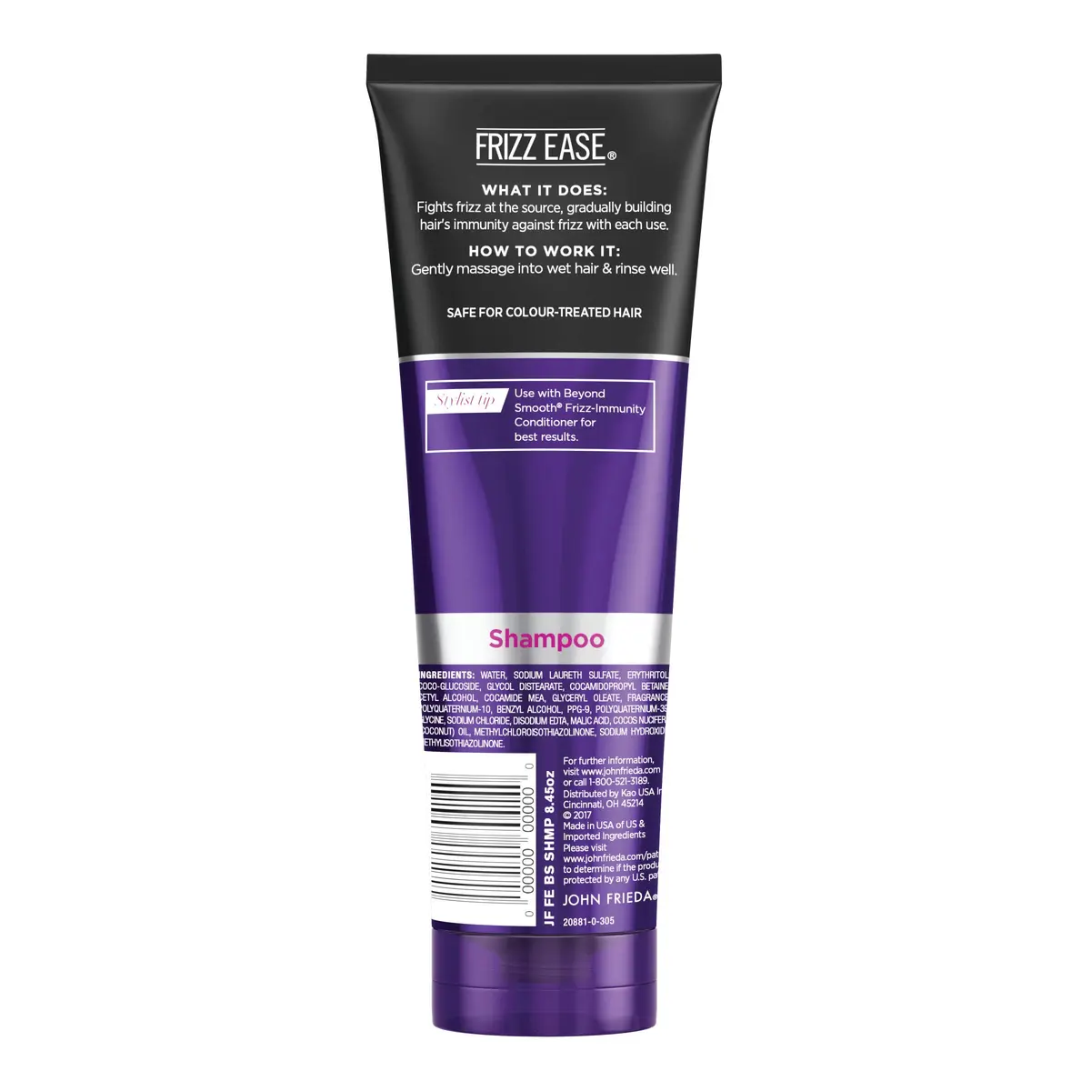 John Frieda Frizz Ease Beyond Smooth Frizz-Immunity Shampoo 8.45 Oz | Anti-Humidity & Frizz-Resistant - view 8