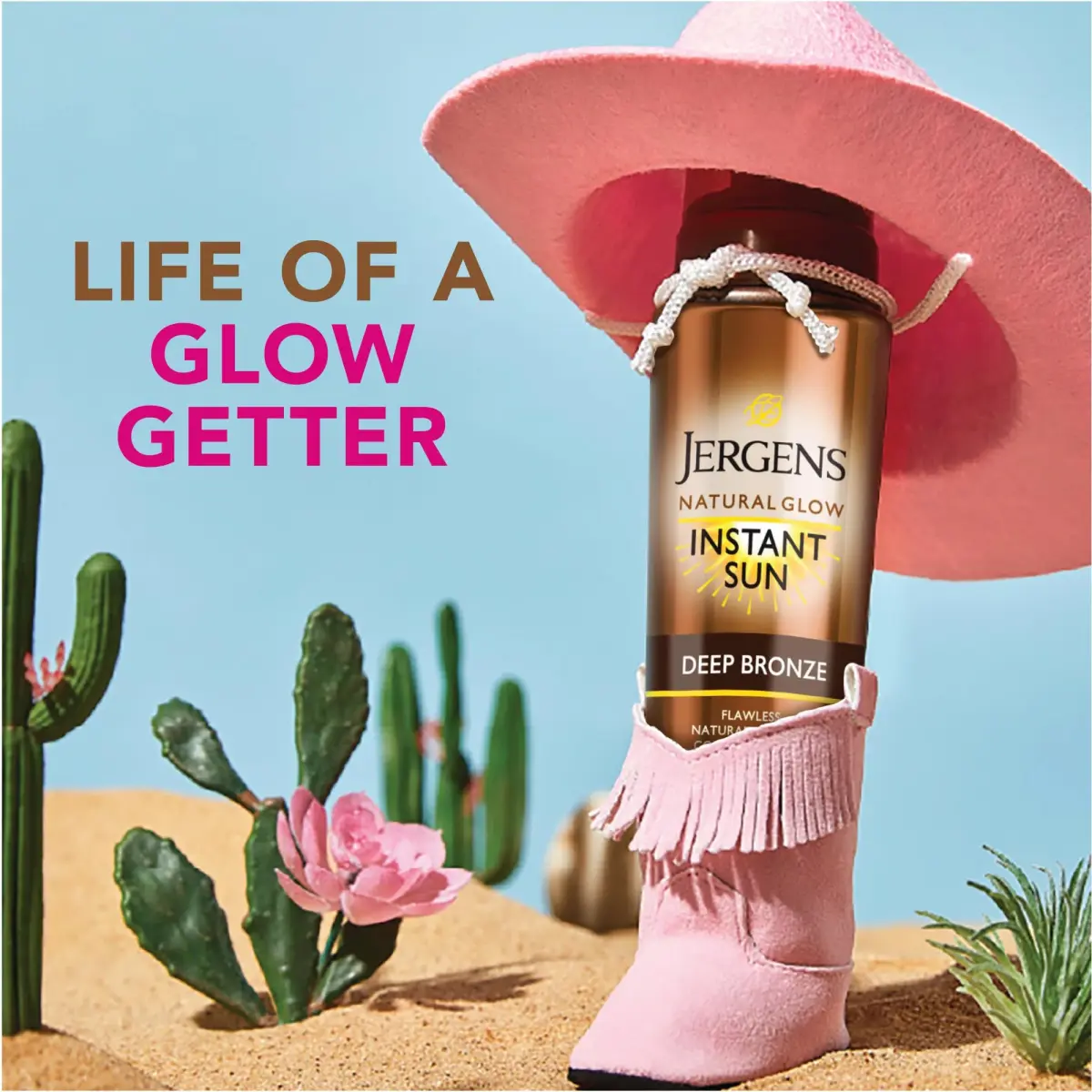 Jergens Natural Glow Deep Bronze Self Tanning Mousse 177ml (6 fl oz) | Instant Tan for Body - view 7