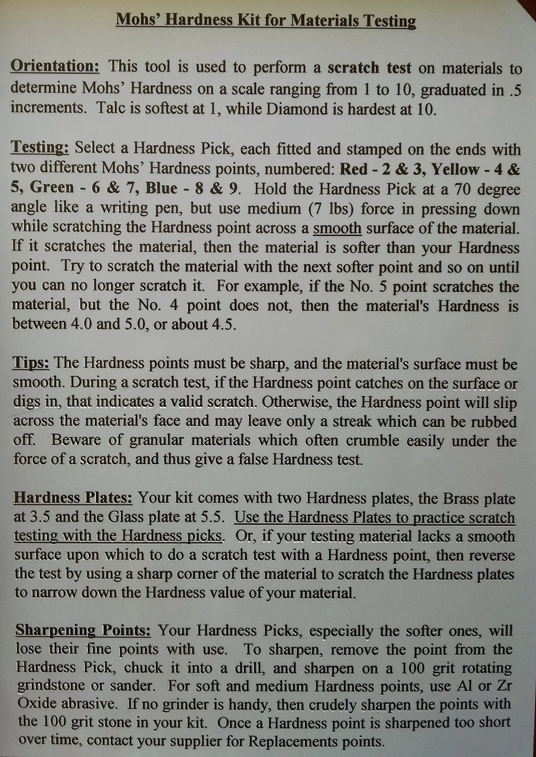 Hardness Testing Equipment
