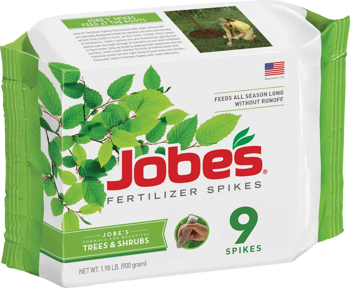 Jobe's Organics Tree Fertilizer Spikes | Organic Tree Food for Healthy Growth (2.2kg/5lb) - main product image