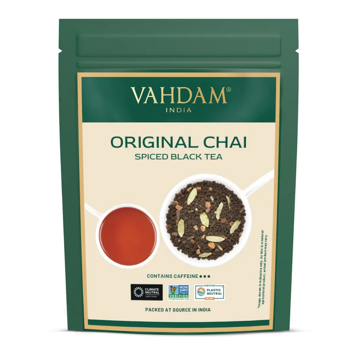 VAHDAM Masala Chai Loose Leaf 3.5oz | Traditional Indian Spiced Tea with Aromatic Spices - main product image