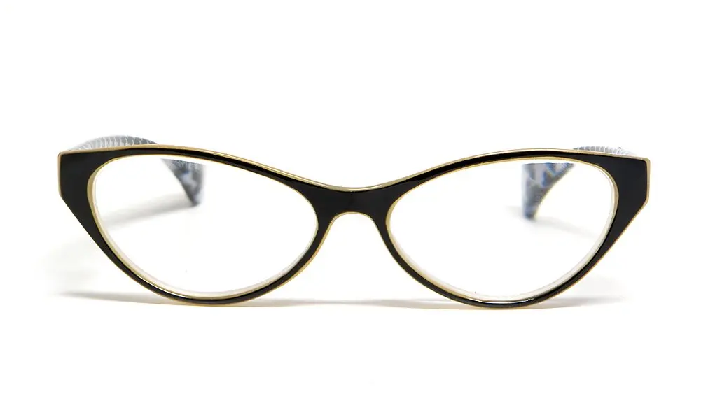 Calabria Emily Women's Reading Glasses – Vintage Cat Eye Frames +2.00 Magnification | Stylish & Durable - view 2