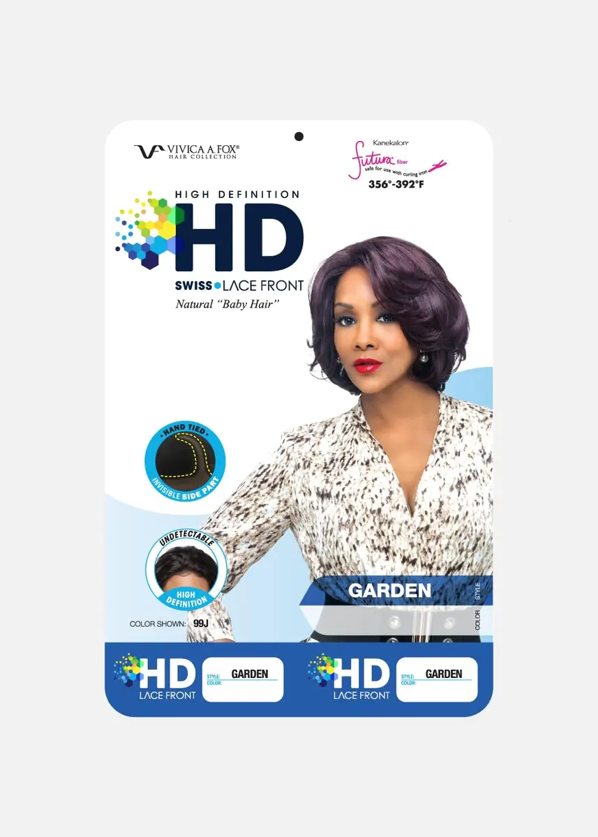 Vivica A. Fox Garden HD Lace Front Wig 13 Inch | Natural Baby Hair, Layered Wrap Style - view 4