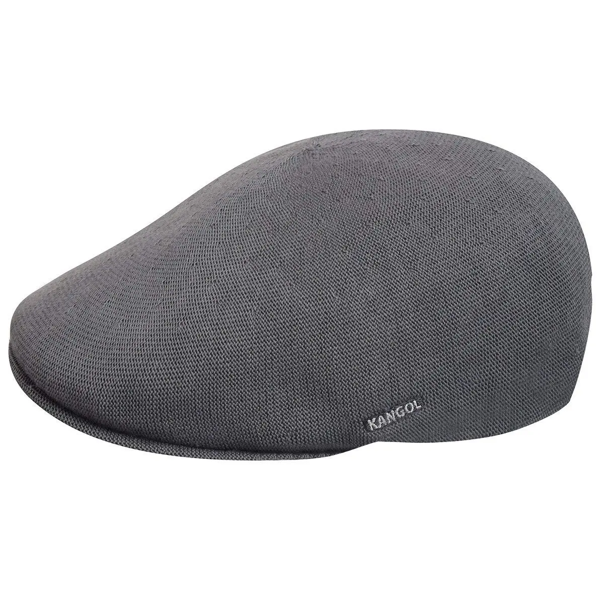 Kangol 507 Bamboo Hat Large Charcoal | Modern Summer Flat Cap with Fitted Comfort - main product image