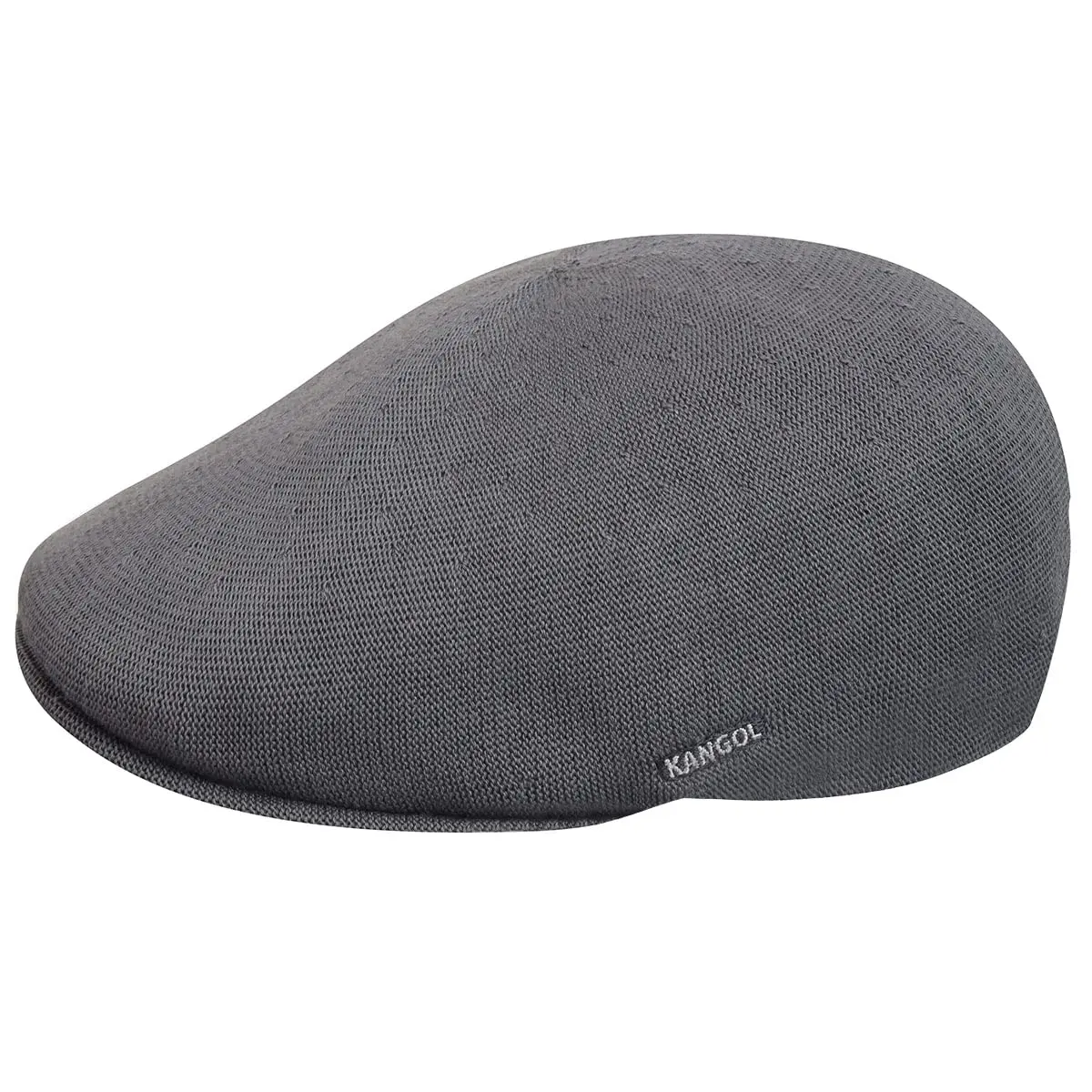 Kangol 507 Bamboo Hat Large Charcoal | Modern Summer Flat Cap with Fitted Comfort - view 2
