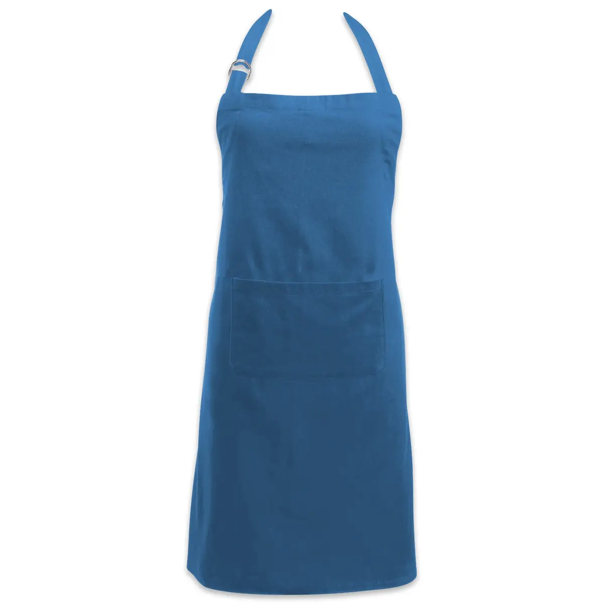 DII Blue Chef Apron | Unisex Cotton Kitchen Apron with Large Pocket - main product image