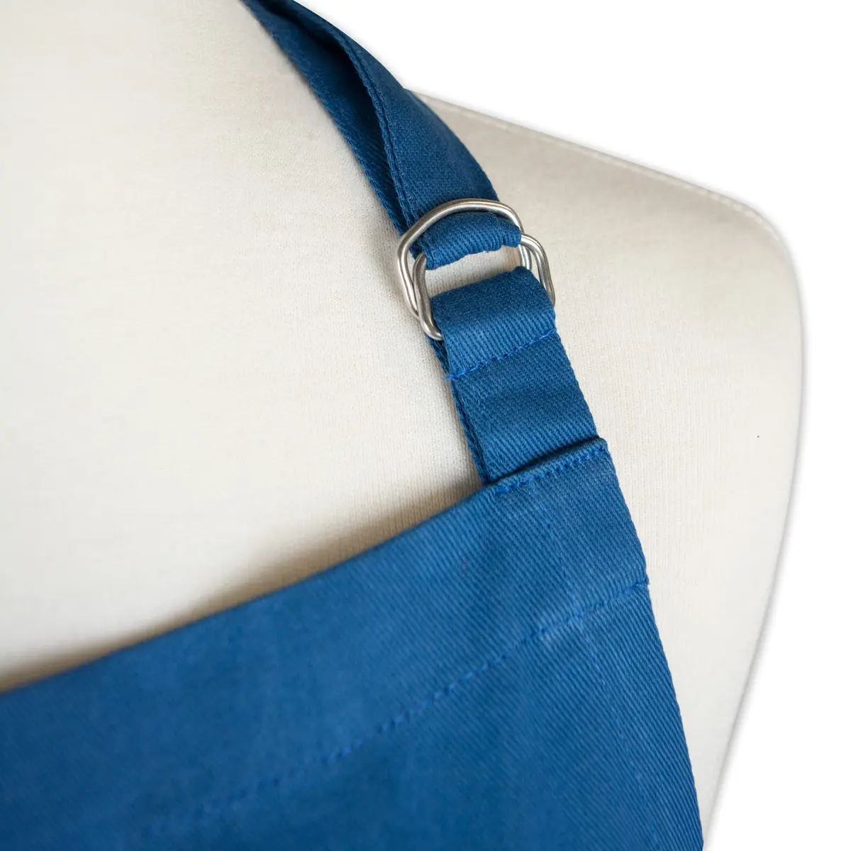 DII Blue Chef Apron | Unisex Cotton Kitchen Apron with Large Pocket - view 3