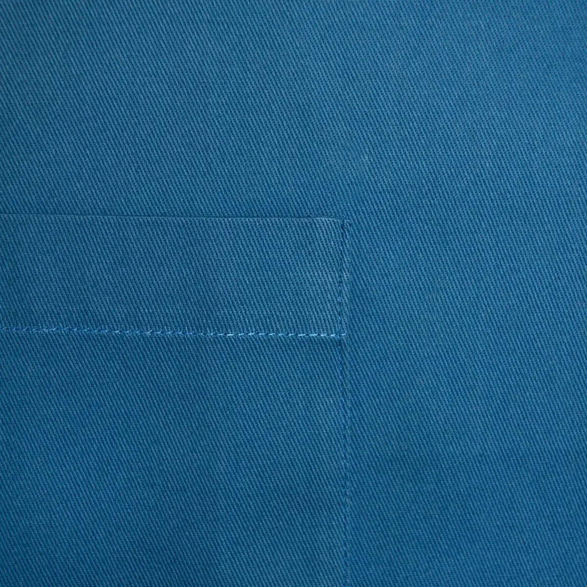 DII Blue Chef Apron | Unisex Cotton Kitchen Apron with Large Pocket - view 4