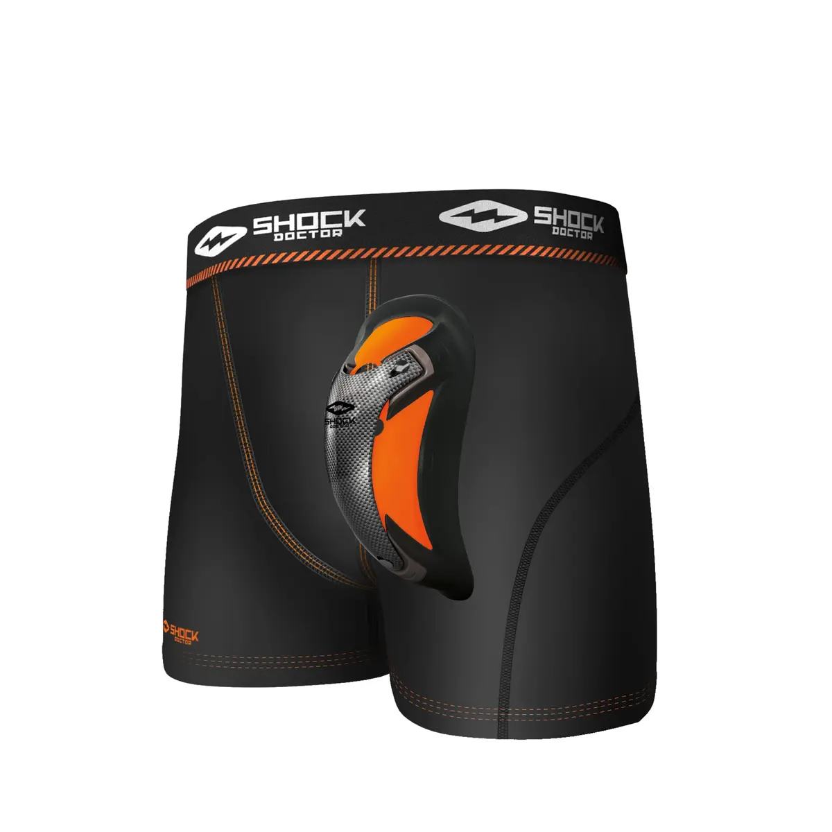 Shock Doctor Ultra Pro Boxer Shorts with Ultra Cup Black Medium | Compression & Protection - main product image