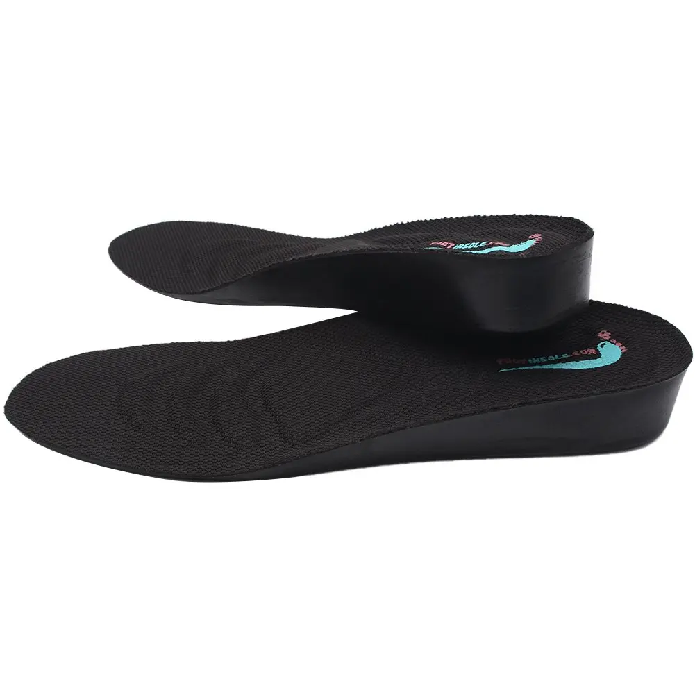 FOOTINSOLE.COM Height Increase Insole 1.4" | Discreet Shoe Lift for Men & Women (Large, Black) - main product image
