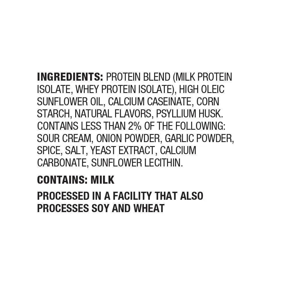 Quest Sour Cream & Onion Protein Chips 32g (1.2oz) | 21g Protein, Gluten-Free, Baked - view 3