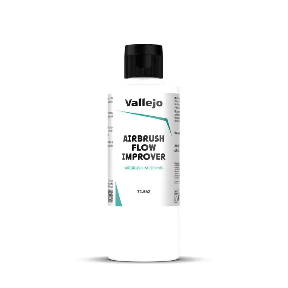 Vallejo Airbrush Flow Improver 200ml (6.76 Fl Oz) | Improves Acrylic Paint Flow - main product image