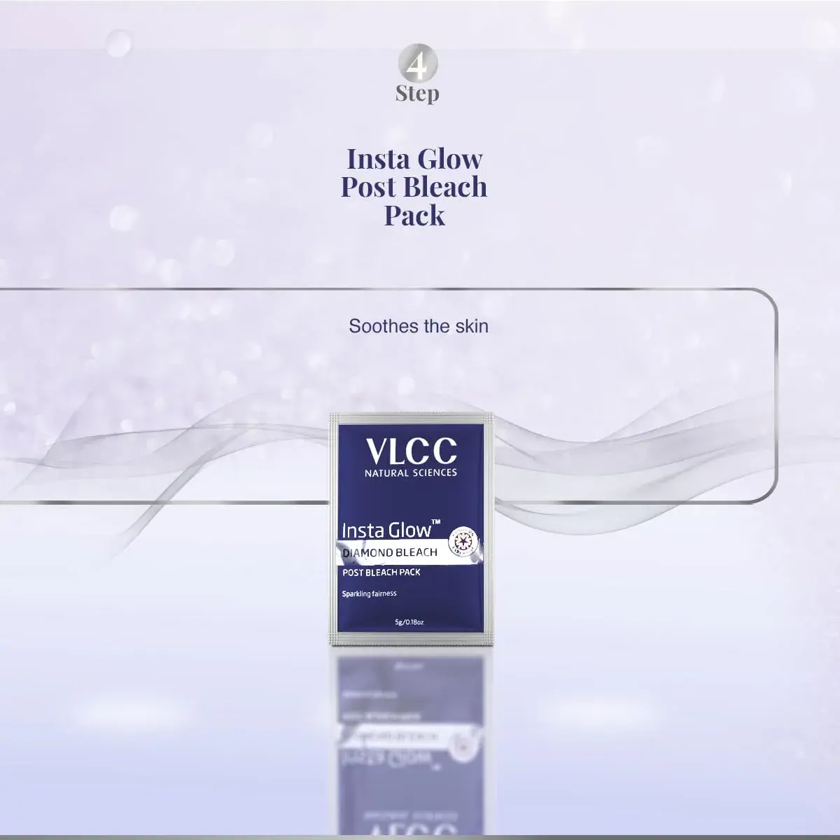 VLCC Insta Glow Diamond Bleach Cream 60gm (2.11 Oz) | Brightens & Detoxifies Skin - view 7