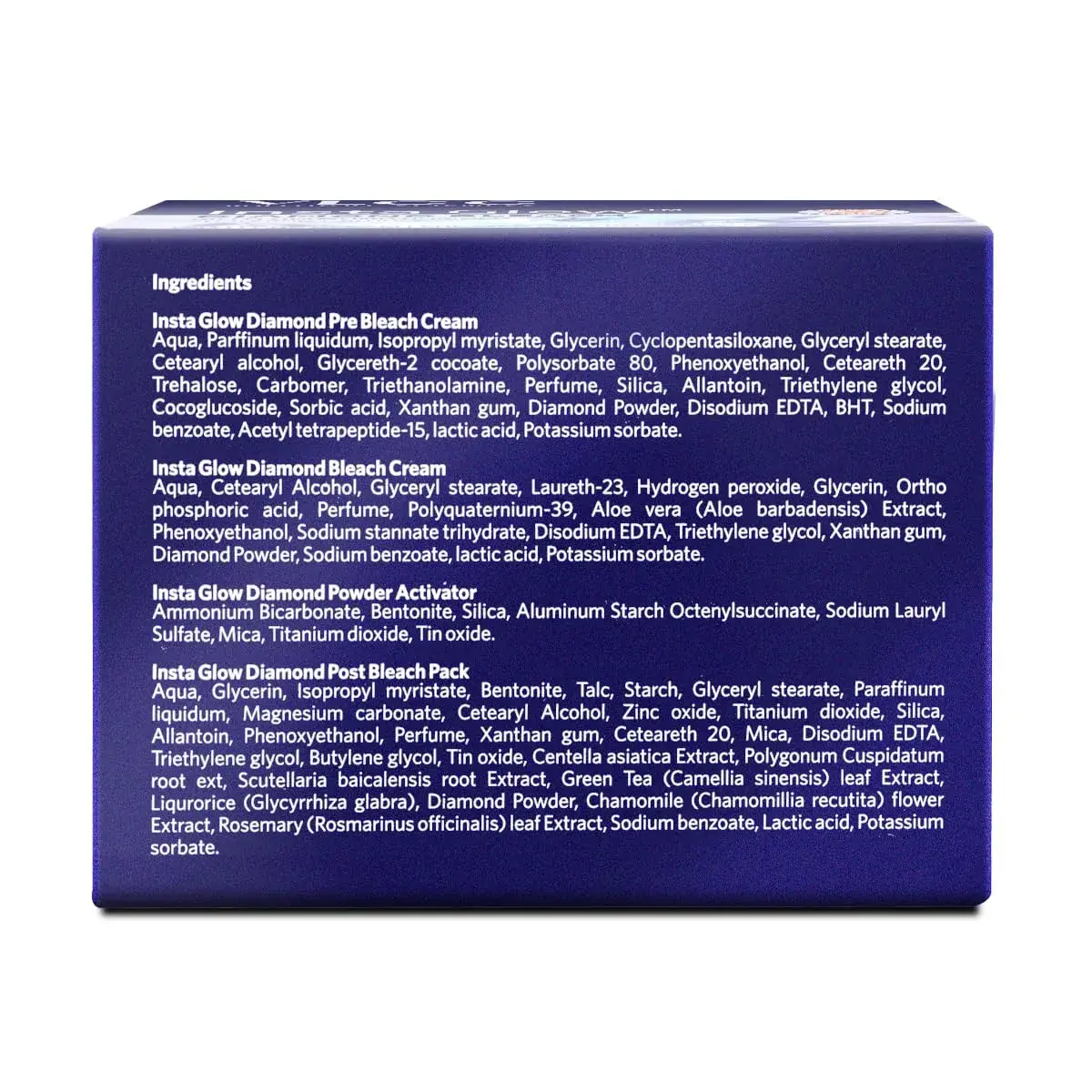 VLCC Insta Glow Diamond Bleach Cream 60gm (2.11 Oz) | Brightens & Detoxifies Skin - view 8