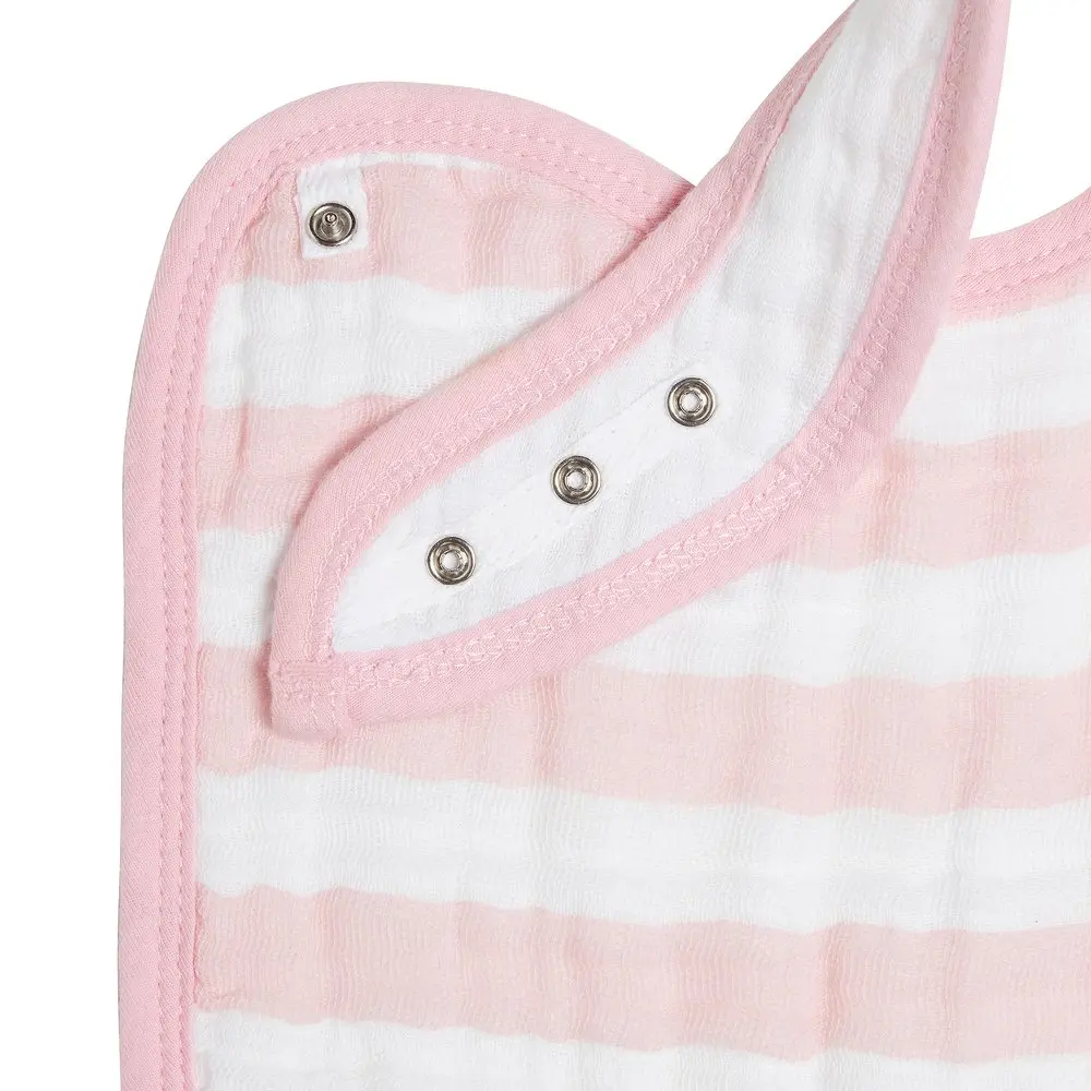 aden + anais Snap Bibs 3 Pack, Rock Star, 23cm x 32.5cm (9" x 13") | 3-Layer Cotton Muslin - view 5