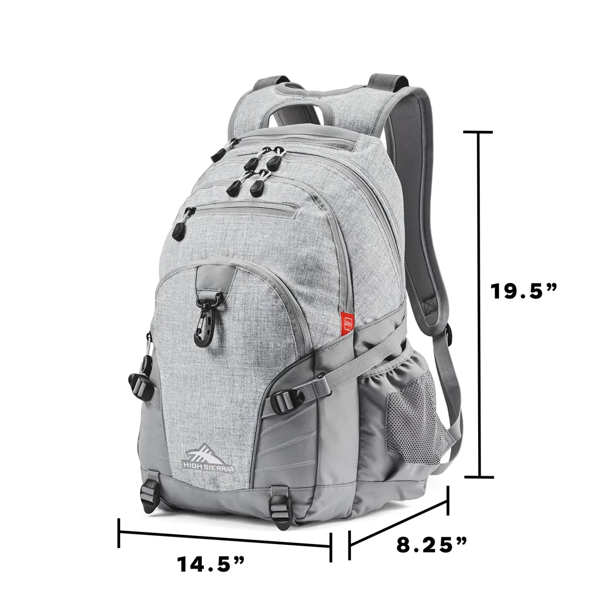 High Sierra Loop Backpack | Travel & Work Bookbag with Tablet Sleeve, One Size, Black - view 4