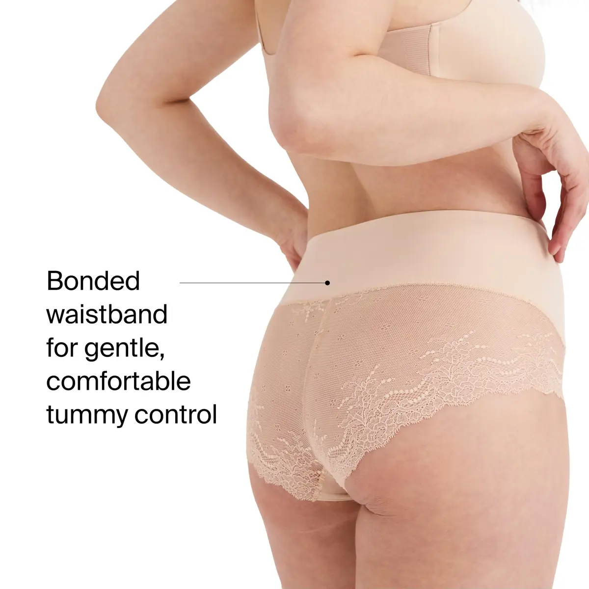 SPANX Supersmooth Undie-tectable Lace Hipster Medium | Level 2 Lightweight Support for Women - view 5