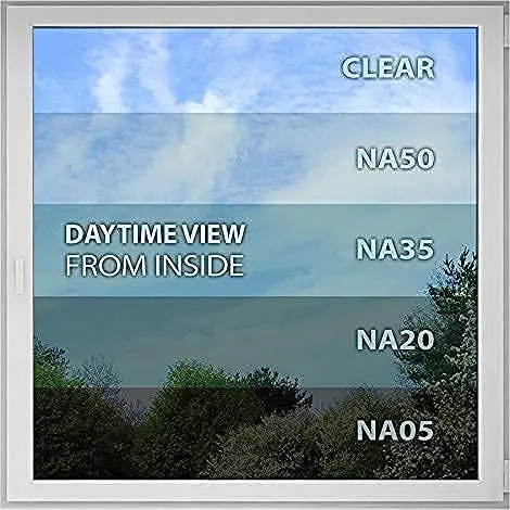 Buydecorativefilm Window Film Daytime Privacy & Sun Control 24in x 50ft | Very Dark Black for Privacy & Heat Rejection - view 4
