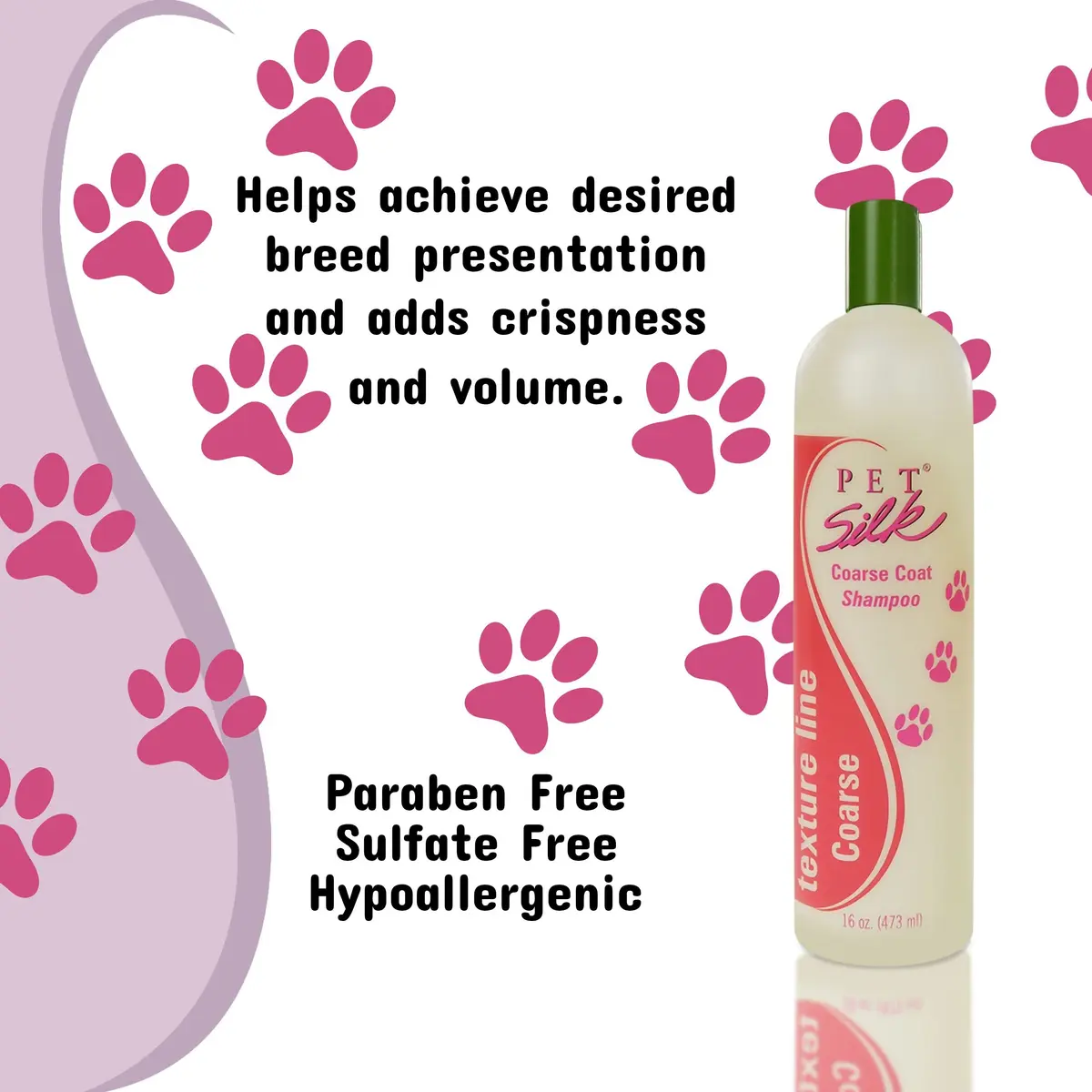 Pet Silk Coarse Coat Shampoo 16 Oz | Texturizing & Coarse Coat Care for Dogs - view 5