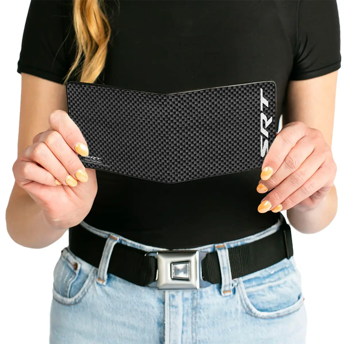 Buckle-Down Dodge Wallet, Bifold, SRT Carbon Fiber | Vegan Leather, Men - view 6
